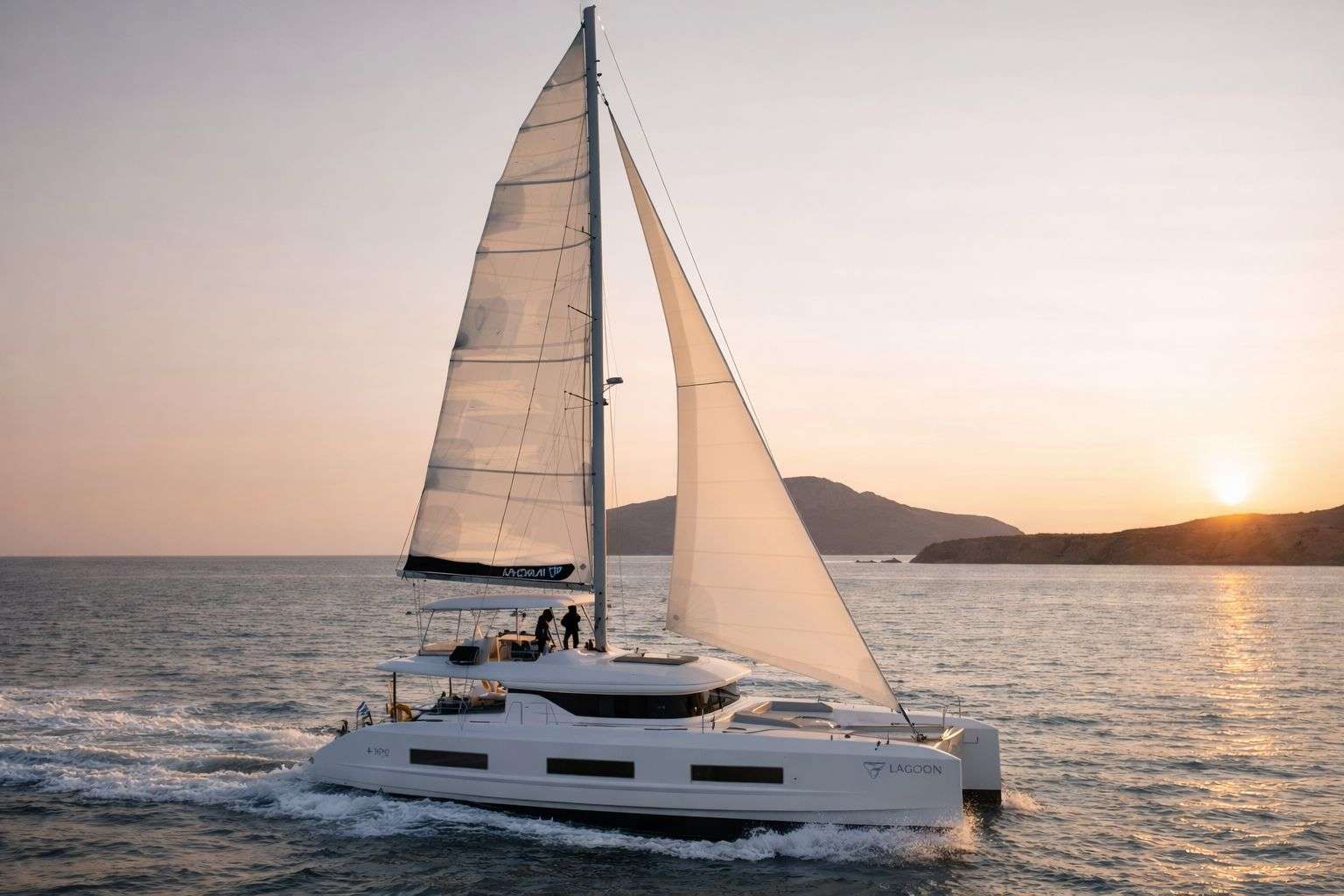 catamaran in Mykonos