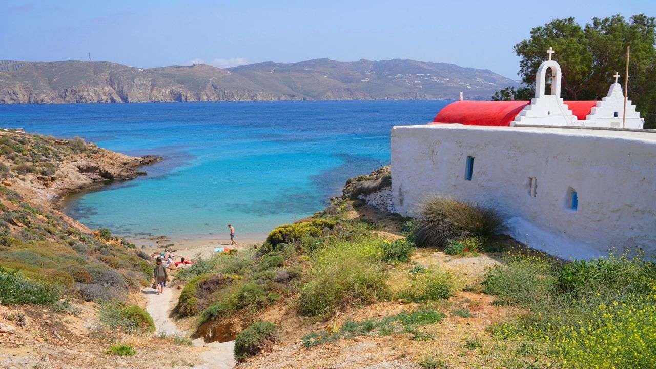 Agios Sostis Beach in Mykonos